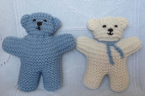 small knitted teddy bear pattern