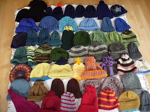 53 hats for shelter